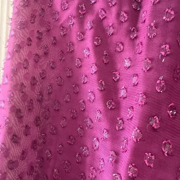 Anthropologie Purple Puff-Sleeve Shimmer Sweater Small - Picture 6 of 8